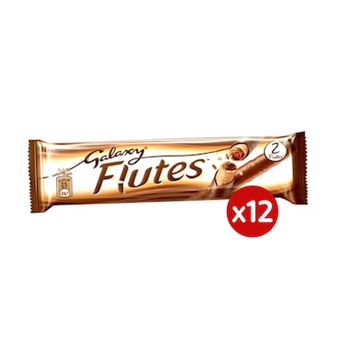 Galaxy Flutes Chocolate - 22.5 grams - 12 Pieces