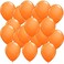 Generic Party Fun Standard Clear Orange Balloon - 12Inches - (Pack Of 40 Units)