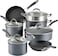 Circulon A1 Series With ScratchDefense 11 Piece Cookware Set - Grey