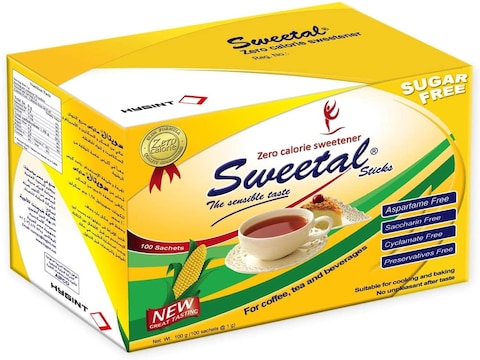 Sweetal Diet Sugar - 100 Sachets
