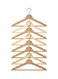 Generic Pack Of 8 Clothes Hanger Brown/Beige 43 x 14centimeter