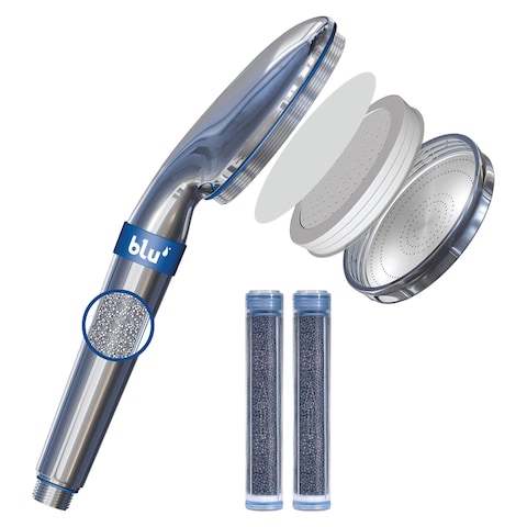 Blu Iconic Hand Held Shower Filter Sliver