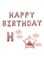 Olliwon 25-Piece Happy Birthday Party Balloon Set 16inch