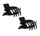 Aiwanto 2Pcs Hair Crab Beautiful Hair Clip For Pony Tail Hair Accessories For Girls Womens (Black)