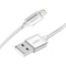 UGREEN USB-A to Lightning MFI Cable Alu Case with Nylon Braided   1m SIL