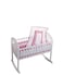 Baby Doll Soho Cradle Bedding Set, Red