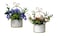 Aiwanto Flower vase Artificial Flowers With Vase  Decoration Home Decor Piece Tabletop Decoration(2Pcs)
