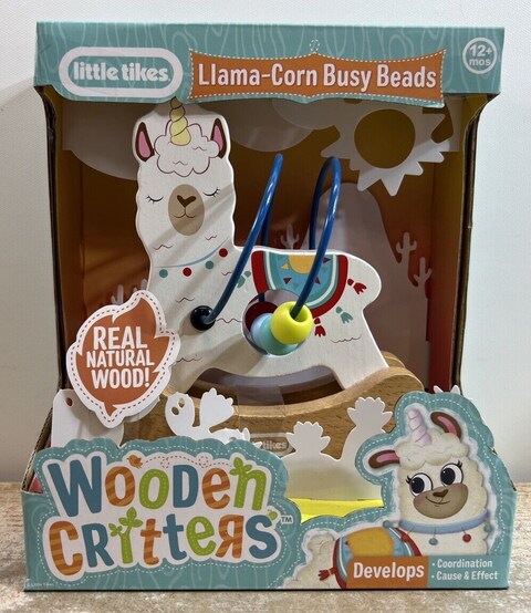 Wooden Critters Busy Beads Llama Corn 652233