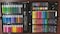 150pcs Art Set Coloring Pens Markers Wax Crayons Oil Pastels Clips Watercolours Black Box