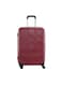 PARA JOHN 3-Piece Hard Side ABS Luggage Trolley Set 20/24/28 Inch Wine Red