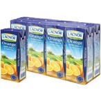 Buy Lacnor Essentials Orange Juice 180ml Pack of 8 in UAE