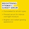 Acure Brightening Vitamin C Sunset Serum, 100% Vegan, For A Brighter Appearance, Vitamin C, Coq10 &amp; Astaxanthin, Intense Overnight Moisture, For All Skin Types, 1 Fl Oz