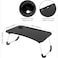 LINGWEI Laptop Table Laptop Desk Lap Tray Computer Desk Study Table Foldable Portable Laptop Bed Table Reading Table computer desk laptop desk Black