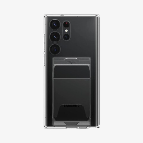 Spigen Crystal Slot Dual designed for Samsung Galaxy S23 ULTRA case cover (2023) - Crystal Clear