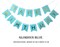 AMFIN&reg; (8 inch) Happy Birthday Banner Bunting Flag / Banner for Birthday Party / Birthday Decoration Material - Sky Blue