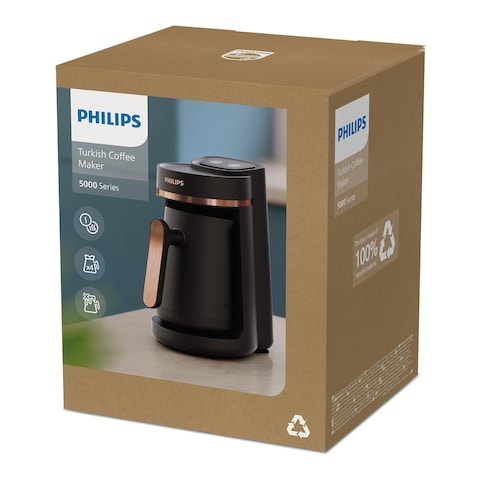 Philips Turkish Coffee Maker 735 Watt - Black - HDA150/60