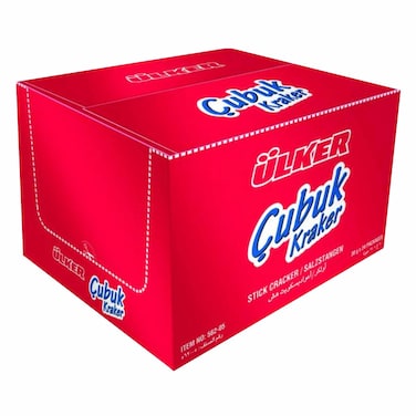 Ulker Cubuk Stick Crackers, 30g Pack of 24