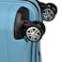 Eminent Hard Case Medium Checked Travel Bag Luggage Trolley Polypropylene Lightweight Suitcase 4 Quiet Double Spinner Wheels With Tsa Lock B0011 Light Blue