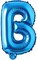 Generic B Letter Decorative Foil Balloon For Party 16Inch