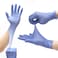 Generic-100Pcs/Disposable Gloves Thick Powder-Free Rubber Latex Stretchy Gloves Sterile Food Safe Grade for Home Food Laboratory Use (L)