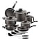 Tramontina Paris Cookware Set Grey And Black 15 PCS