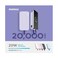 Momax 20000mAh 20W-PD5 iPower Powerbank with Buil-in Type C Black