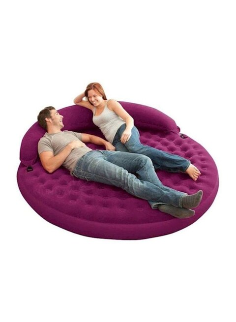 Intex - Daybed Lounge With Electric Pump Polyvinyl Chloride Purple 1930X711X711Millimeter