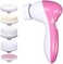 1 set 5 in 1 Multifunction Electric Face Facial Cleansing Brush Spa Mini Skin Care massage Brush drop shipping face care tool