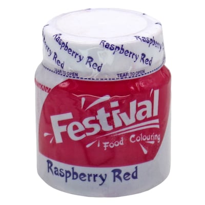 FESTIVAL FOOD COLOUR RBERRY RED250G