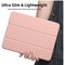 TRON Case Compatible with iPad Pro 11 Case 2022/2021/2020 with Pencil Holder, For iPad Pro 11 Inch Case 3rd/2nd Gen, Trifold Stand Protective Case with Soft TPU Back, Auto Wake/Sleep, Pink