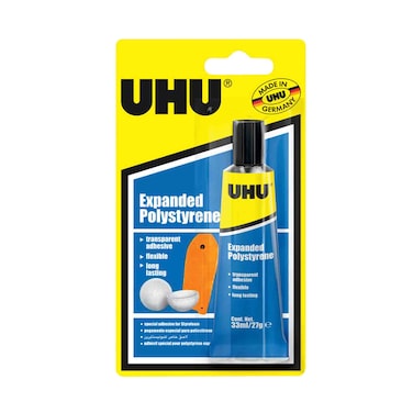 UHU Expanded Polystyrene Glue 33ml