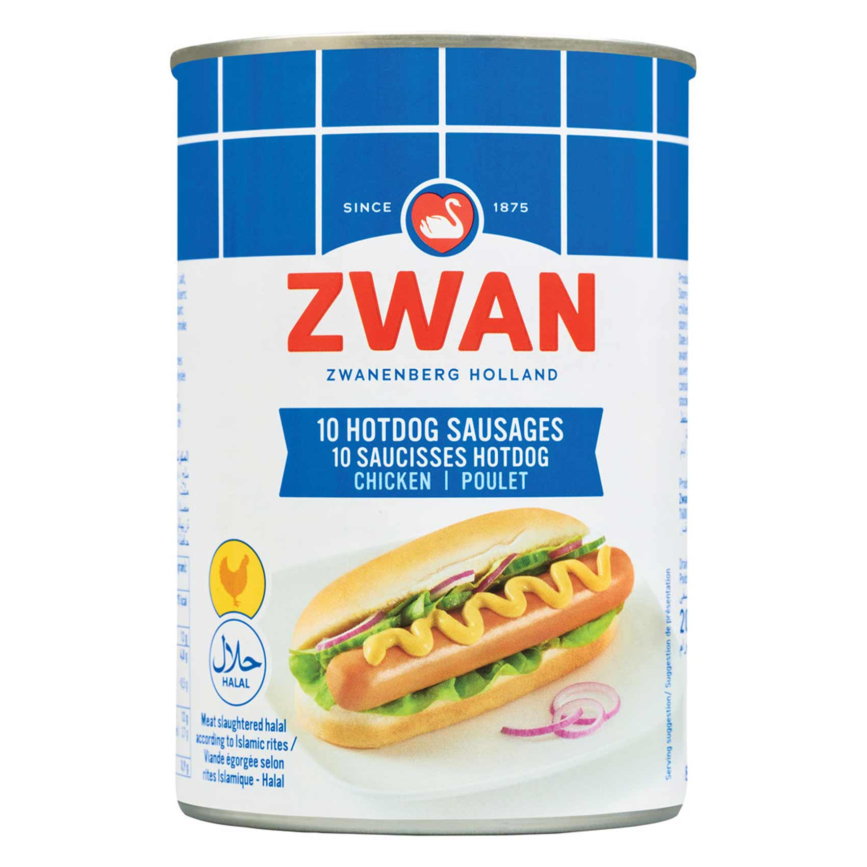 Zwan Chicken Hot Dogs 200GR