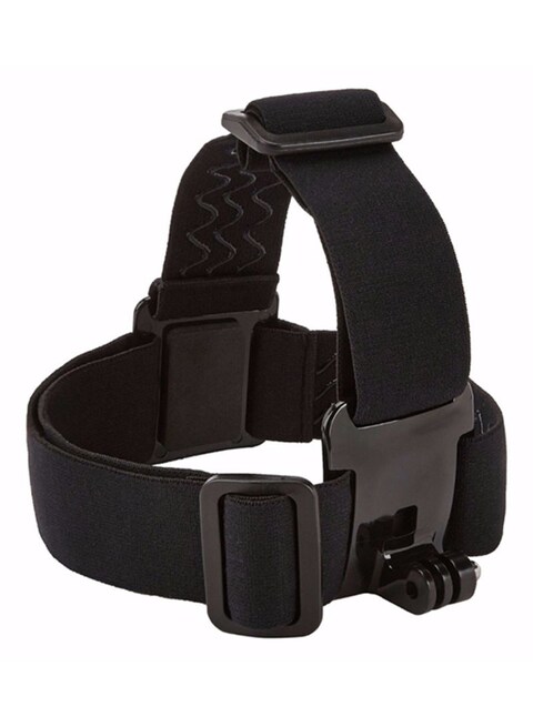 Ozone - Adjustable Elastic Camera Head Strap Belt Black