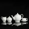 Royalford 17 Piece Fine Bone Tea Set- Rf10499 Includes 6 Tea Cups, 6 Saucers, 1 Creamer, 1 Teapot With Lid And 1 Sugar Pot With Lid Lead-Free And Cadmium-Free Perfect For Serving Tea, Coffee White