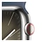 Apple Watch Series 9 LTE 45mm Silver Stainless Steel Storm Blue Sport Band Medium/Large