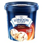 Buy London Dairy Premium Pralines And Cream Ice Cream 125ml in UAE