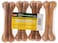 Padovan Natural Chews Bone Pressed Dog bone 11.5 cm - 4 pcs, Brown