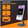 Xonic Mobile Phone Stand For Desktop With 360&deg; Rotating Base, Adjustable and Foldable Aluminum Mobile Phone Holder, Compatible For All 4.0"-11" Phones And Tablets Black