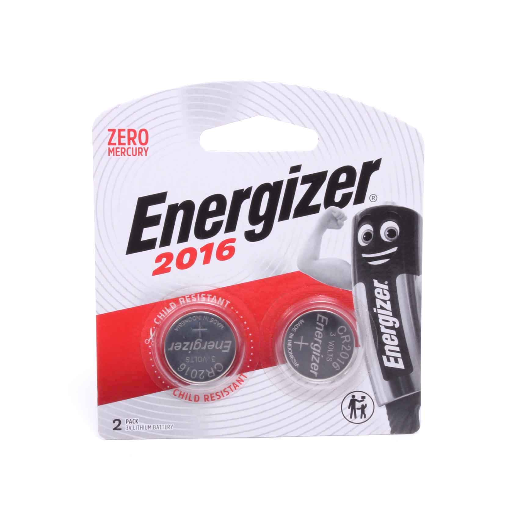 Energizer Lithuim Battery CR2016 x2