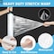 Duchic, [3 Roll] Clear Stretch Film Wrap - 500mm Heavy Duty Plastic Shrink Wrap for Pallet Wrap, Packing, Moving and Packaging - Cling Wrap, 1.30 kg, 400g core