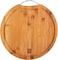Royalford , Bamboo Cutting Board Round, Wooden Color, 36X35X1.6, Rf9960