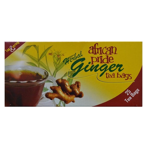 African Pride Herbal Ginger 25 Tea Bags