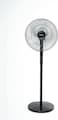 Khind Pedestal Stand Fan, 16 Inch, 2-In-1 Convertible Table Cum Stand Fan, 16-Inch - 5 Leaf Blade, Finger Safe Grills, Automatic Oscillation, For Home And Office, Black - SF1663G