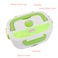 Generic-Multifunctional Portable Electric Heating One-piece Separated Lunch Box Food Container Warmer with A Spoon