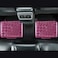 August Auto All Weather Aluminum Universal Fit Car Floor Mats Fit For Sedan, Suvs, Truck And Vans Set Of 4 (Pink)