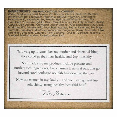 Dr. Miracle&#39;s Temple And Nape Gro Balm 113g