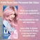 Schwarzkopf Live Pretty Pastels Semi-Permanent Pink Hair Dye, Lasts Up To 8 Washes, Rose Gold P123