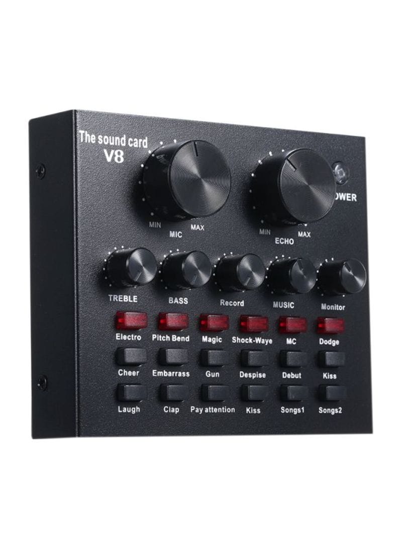 Buy Generic V8 Multifunctional Live Sound Card Online | Carrefour UAE