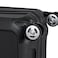 Eminent Hard Case Suitcase Trolley Luggage Set of 3 Polypropylene Lightweight 4 Quiet Double Spinner Wheels Travel Bags With TSA Lock B0002 Black