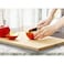 ECVV Chopping Board Bamboo Cutting Board Light Organic Kitchen Bamboo Board Chopping Board Bamboo Kitchen Tools